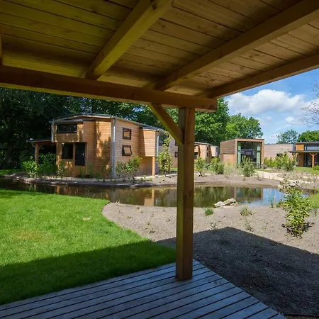 Сasa de vacaciones Fraai Tiny House Aan Het Veluwemeer Met Uitzicht & Veranda Hulshorst