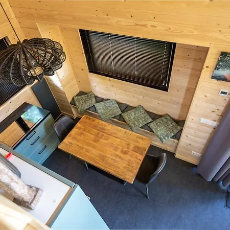 Сasa de vacaciones Fraai Tiny House Aan Het Veluwemeer Met Uitzicht & Veranda Hulshorst